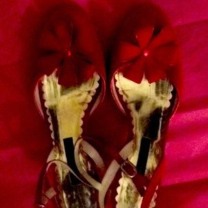 Marc Jacobs suede sling backs